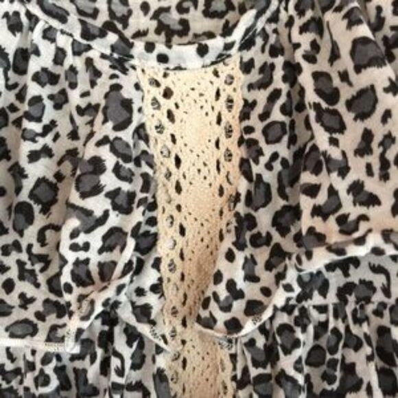 Gorgeous Layered Blouse Tank Top L - Picture 3 of 4